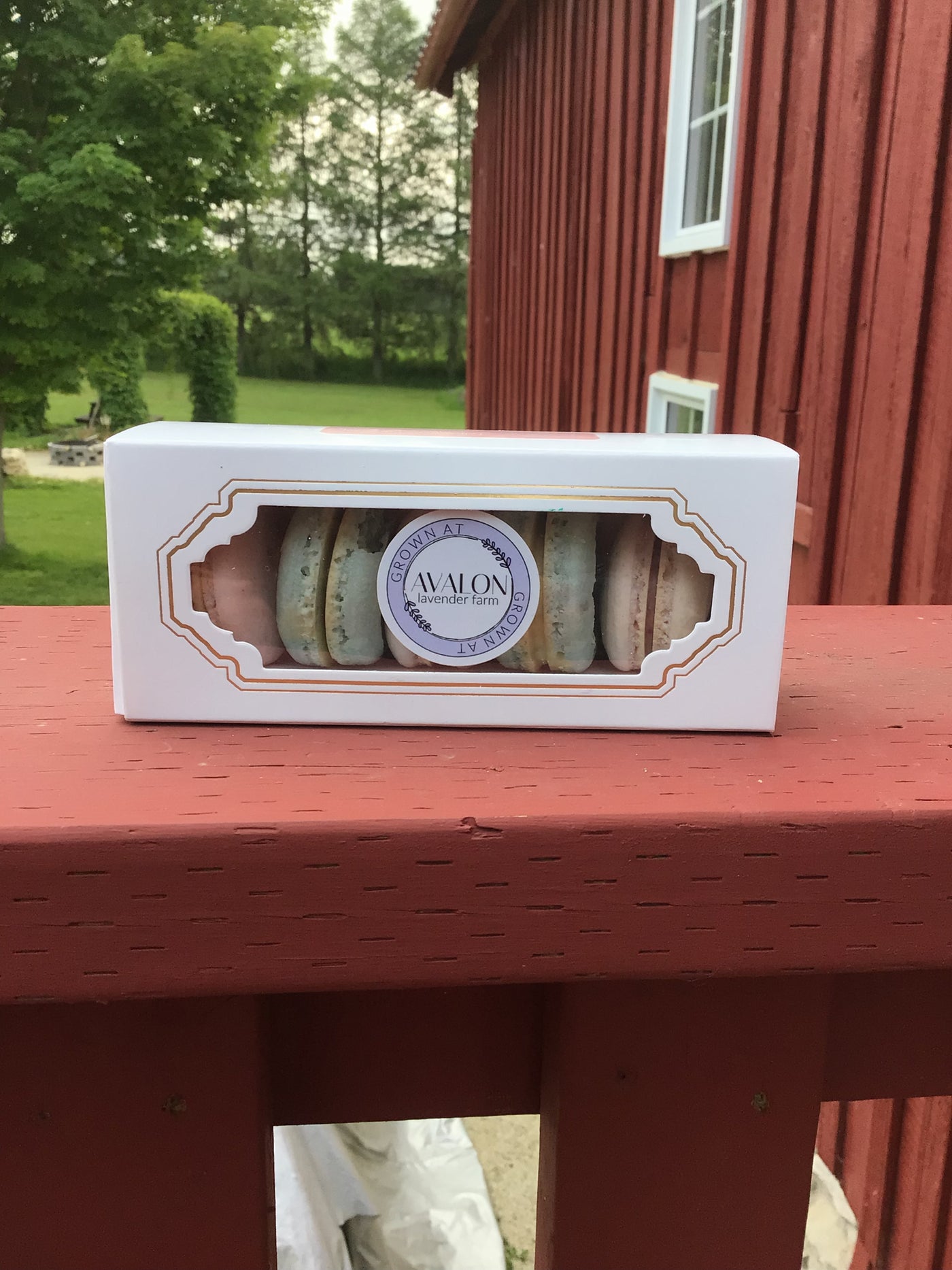 Lavender Macarons