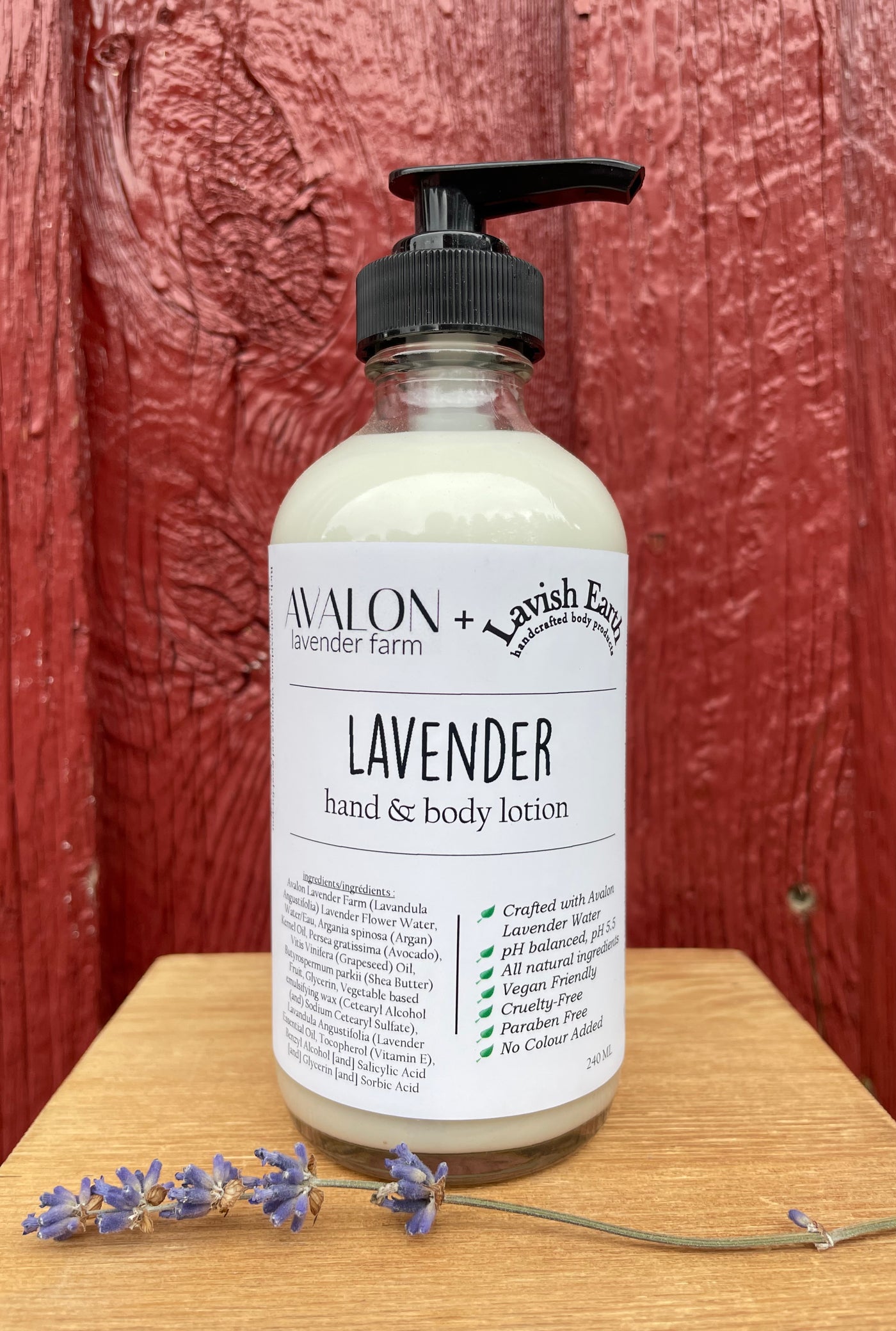 Lavish Earth x Avalon Lavender Hand & Body Lotion